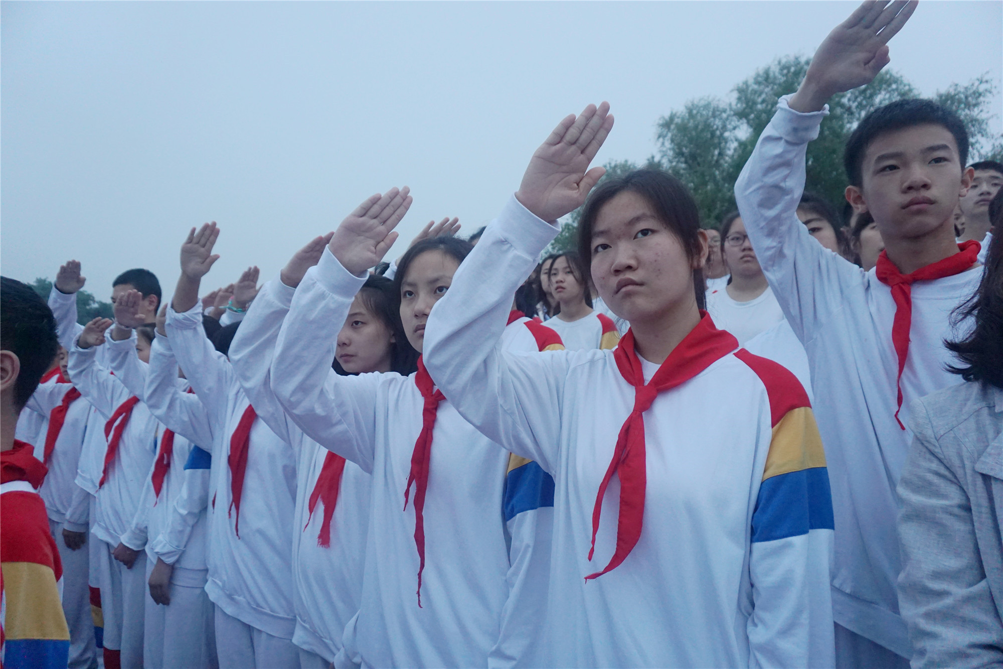 二十五中師生參加天安門廣場升旗儀式紀(jì)實